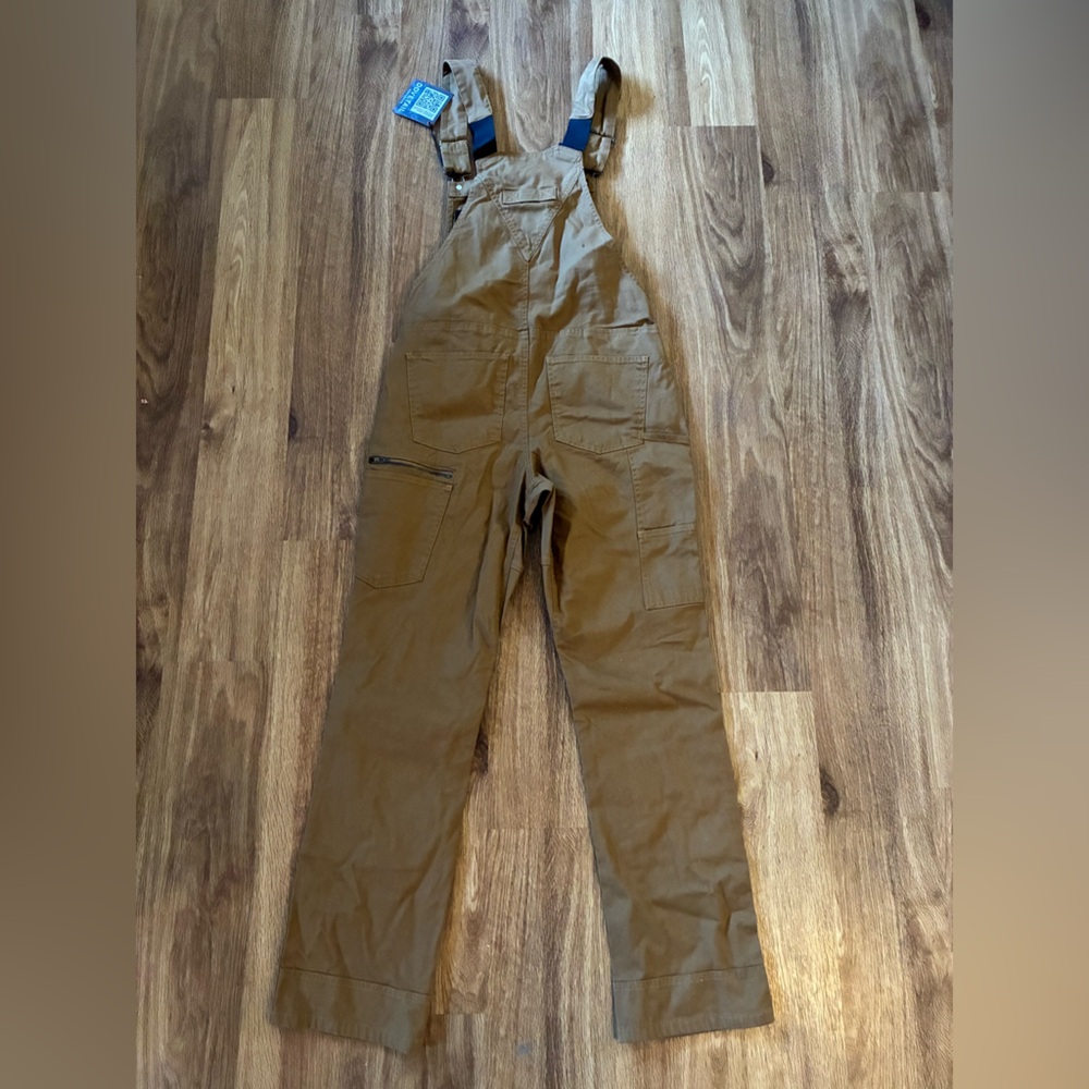 New! Dovetail Workwear, multiple size, Freshley Overalls, Saddle Brown Canvas - Picture 4 of 5